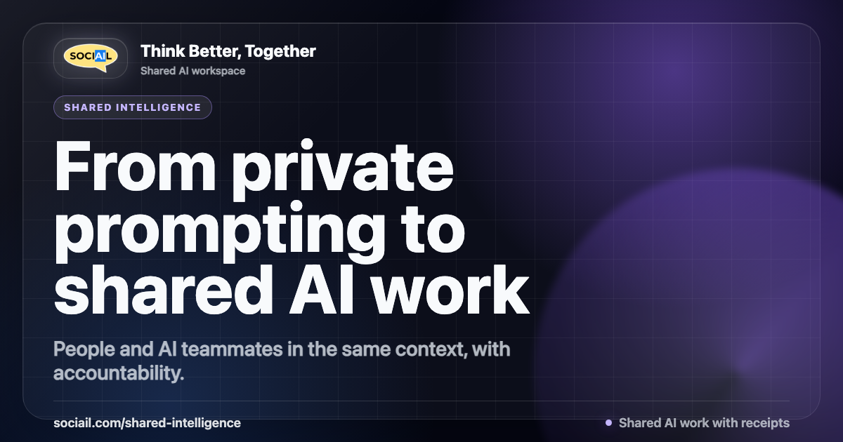 Shared Intelligence | Sociail